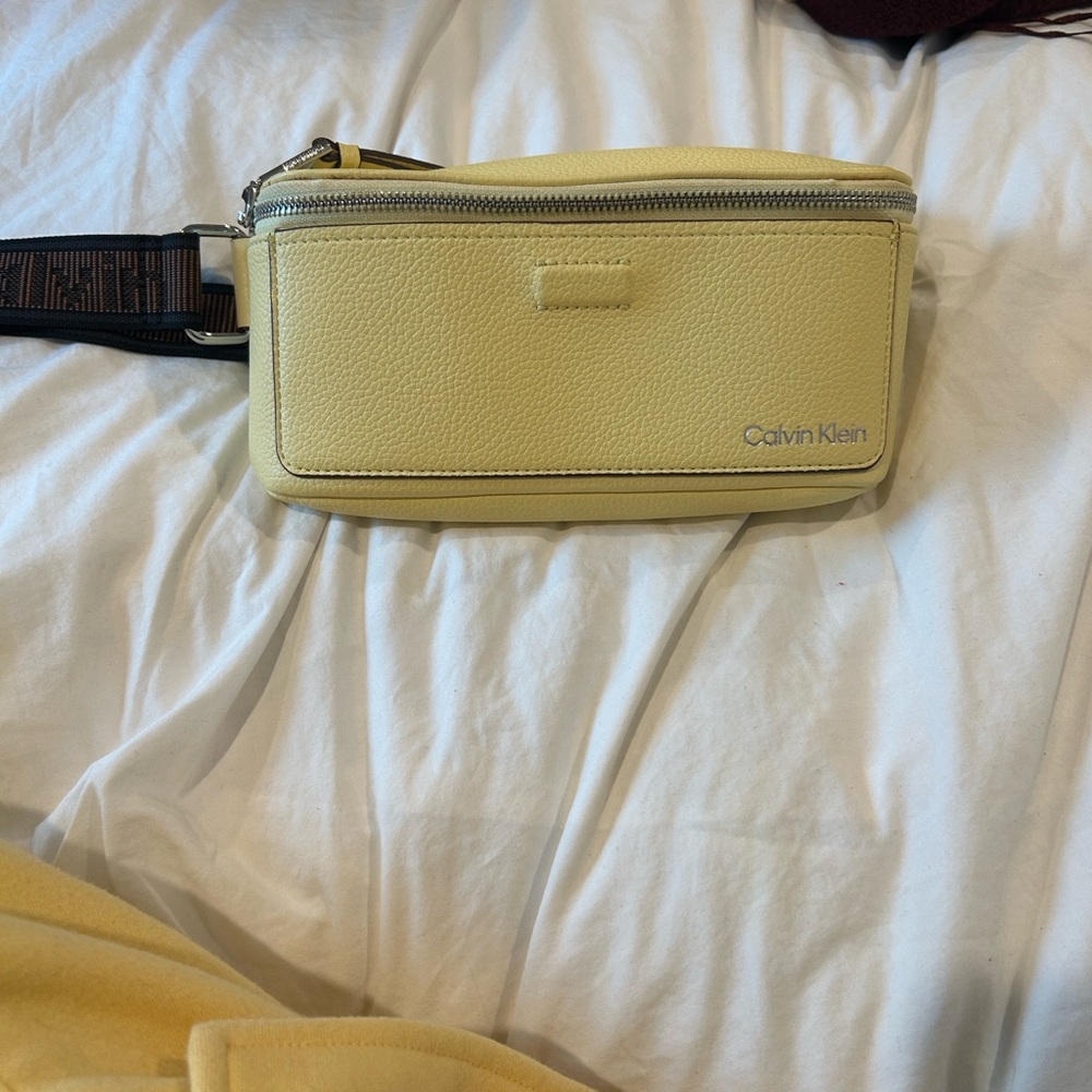 Calvin Klein Light Yellow Crossbody Bag